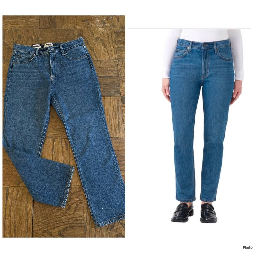 NWT Kirkland Signature Ladies' Straight Leg Jean, Size 10